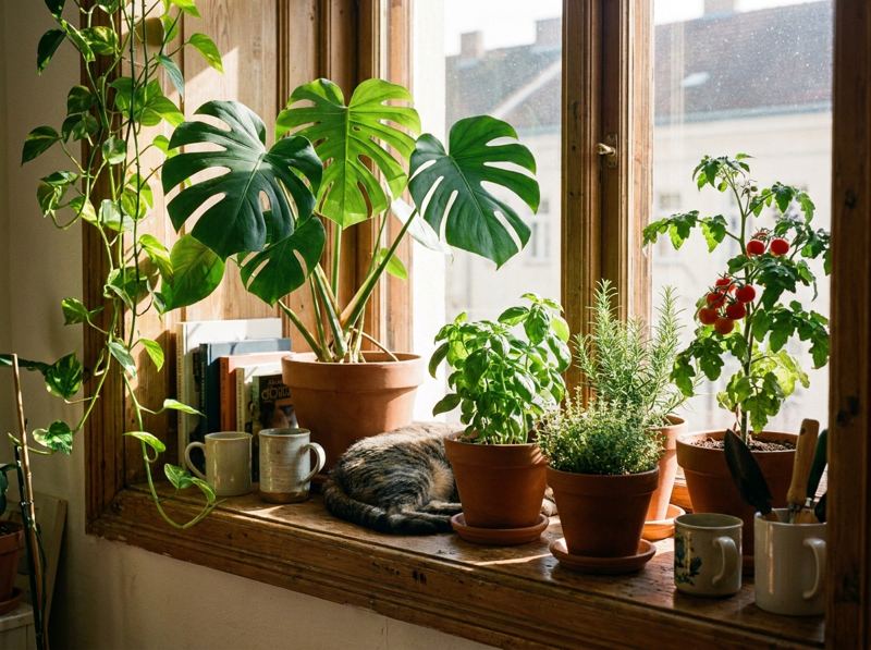Plantes d'intérieur et potager